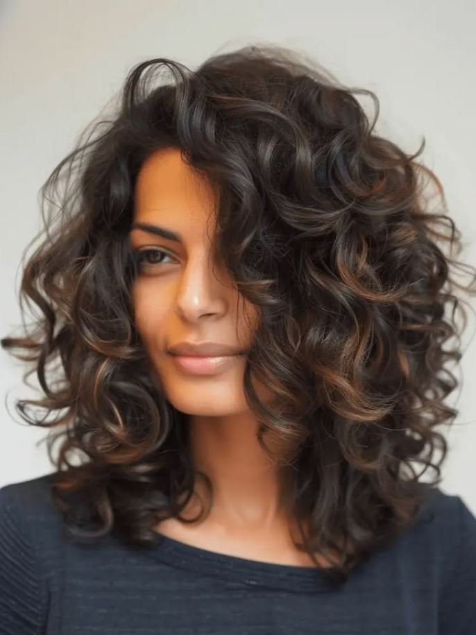 Curly Lob to add volume