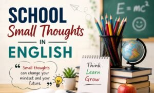 100+ School Small Thoughts in English for Student Success