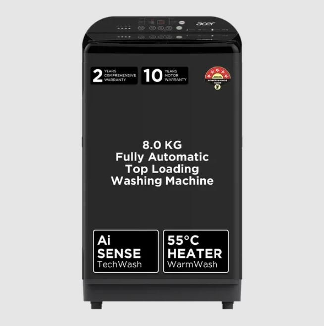 Acerpure 8 Kg fully automatic best washing machine in india in 2026