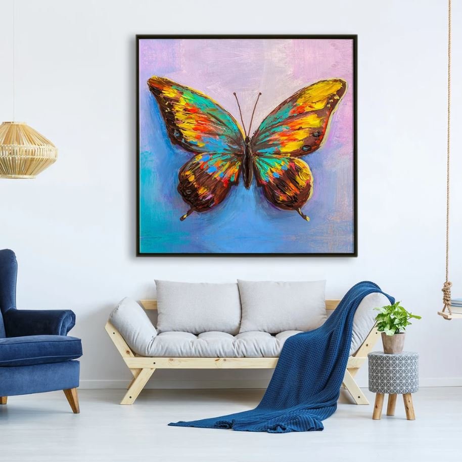 Butterfly Vastu paintings for positive living room décor