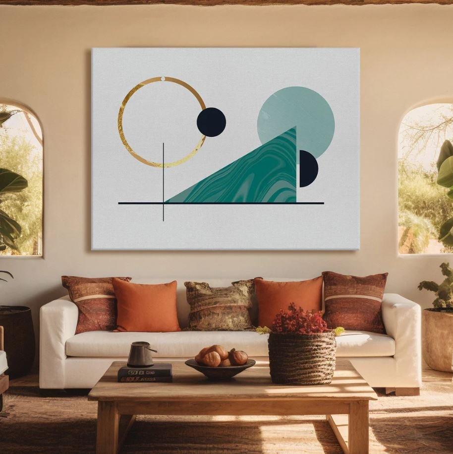 Modern wall paintings for living room with elegant designs