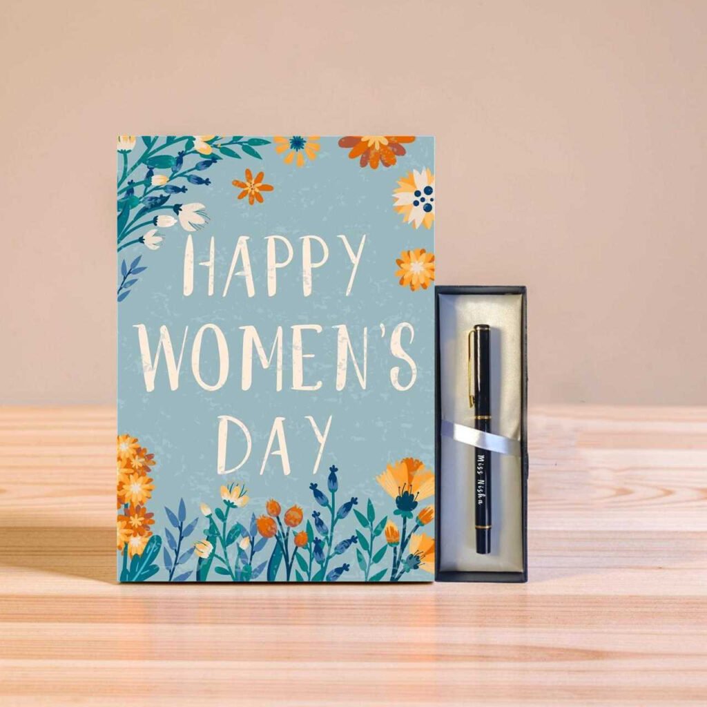 Personalized pen gift for Women's Day
